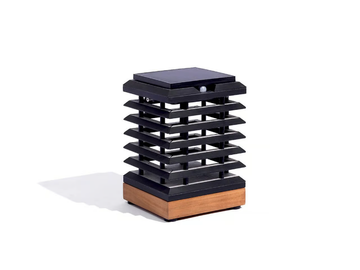 TECK400 - Solar powered HPL Outdoor table lamp by Les Jardins® - view 2